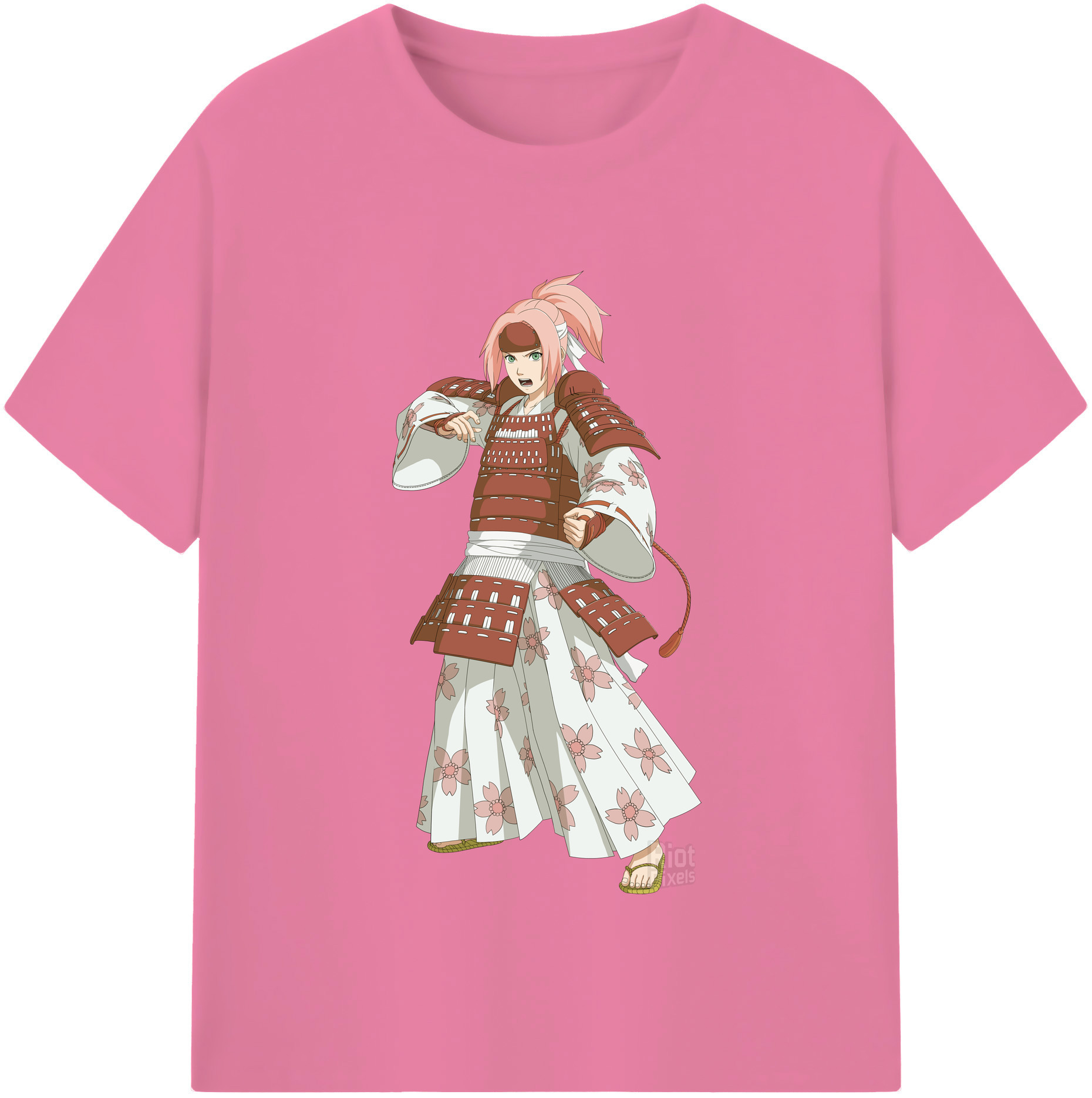 （画像用） NARUTO -ナルト- 春野サクラ Haruno Sakura 綿100％半袖Tシャツ（フロントプリント）